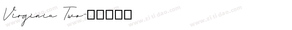 Virginia Two字体转换